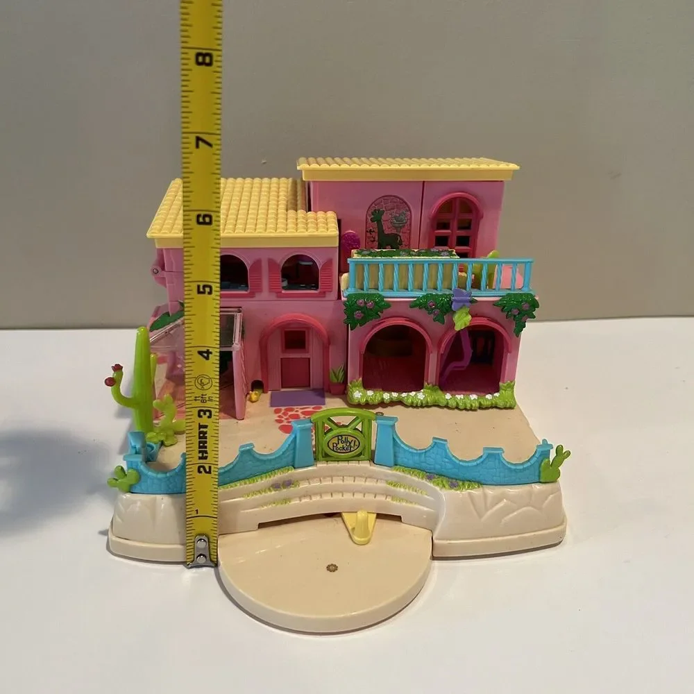 2000 Mattel Polly Pocket Pet Land Hacienda Ranch House Vintage Mattel No Figures